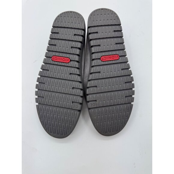 Vionic Uptown Gray Suede Penny Loafers Womens Size 8.5 With Rubber Sole - Picture 5 of 7